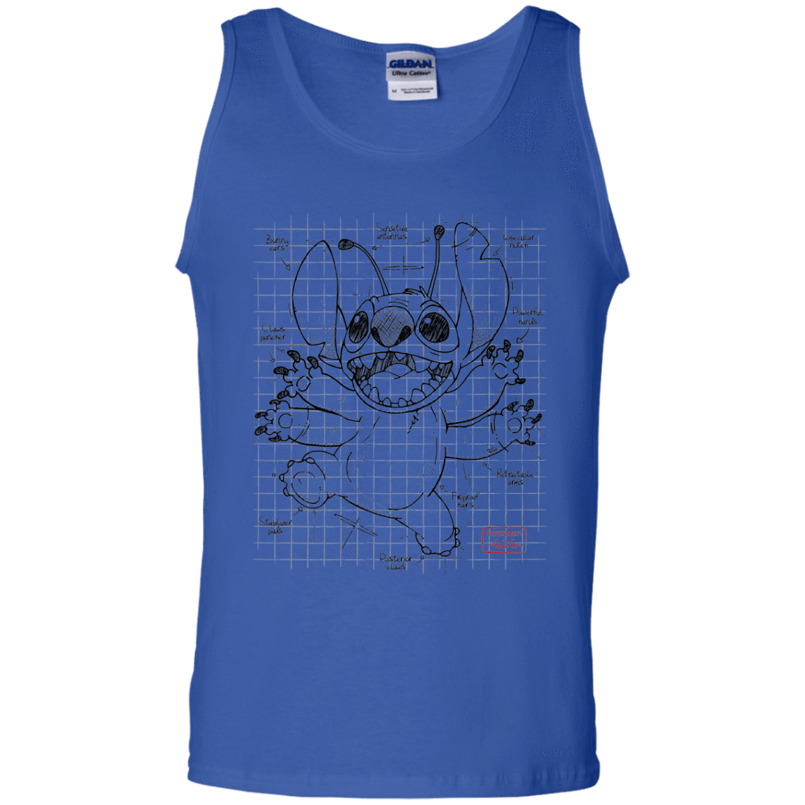 Stitch Plan Men's Tank Top