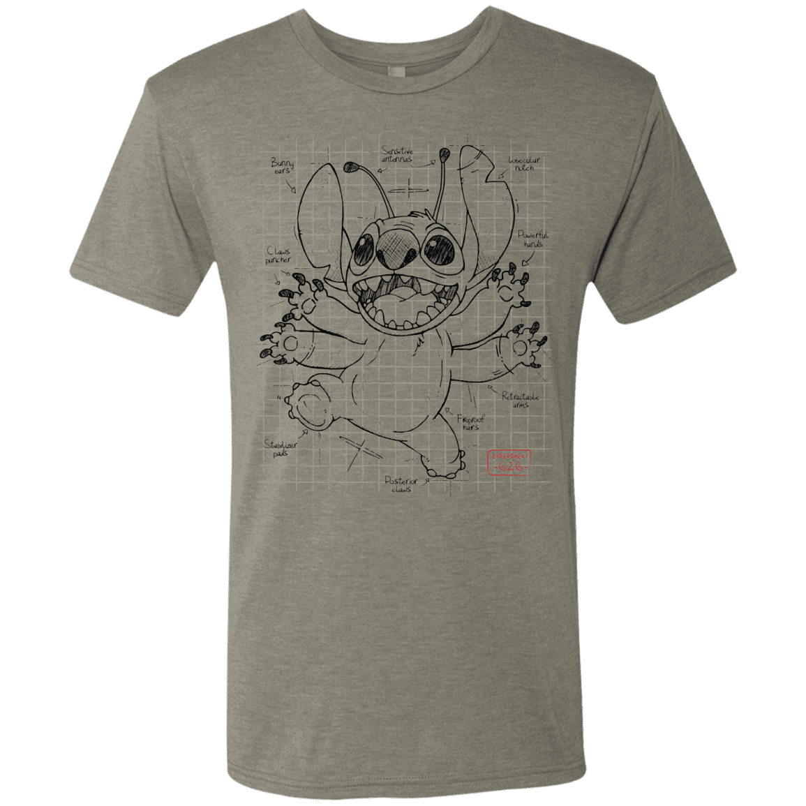 T-Shirts Venetian Grey / S Stitch Plan Men's Triblend T-Shirt