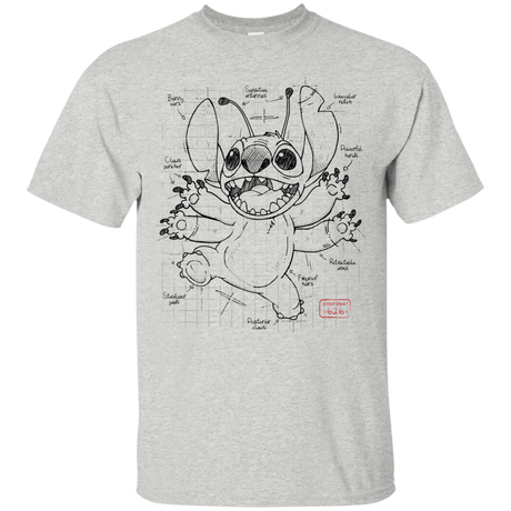 T-Shirts Ash / S Stitch Plan T-Shirt
