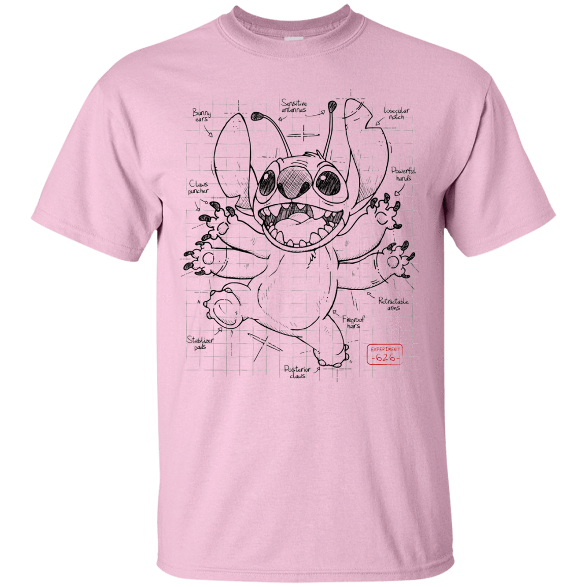 T-Shirts Light Pink / S Stitch Plan T-Shirt