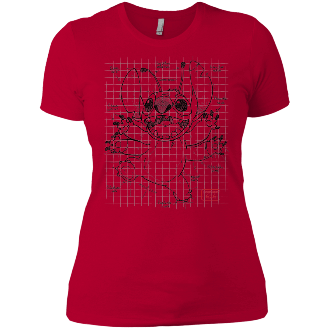 T-Shirts Red / X-Small Stitch Plan Women's Premium T-Shirt