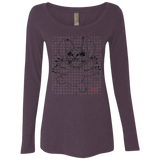 T-Shirts Vintage Purple / S Stitch Plan Women's Triblend Long Sleeve Shirt
