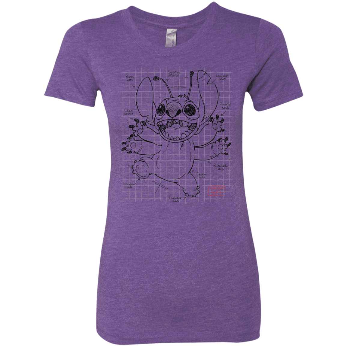 T-Shirts Purple Rush / S Stitch Plan Women's Triblend T-Shirt