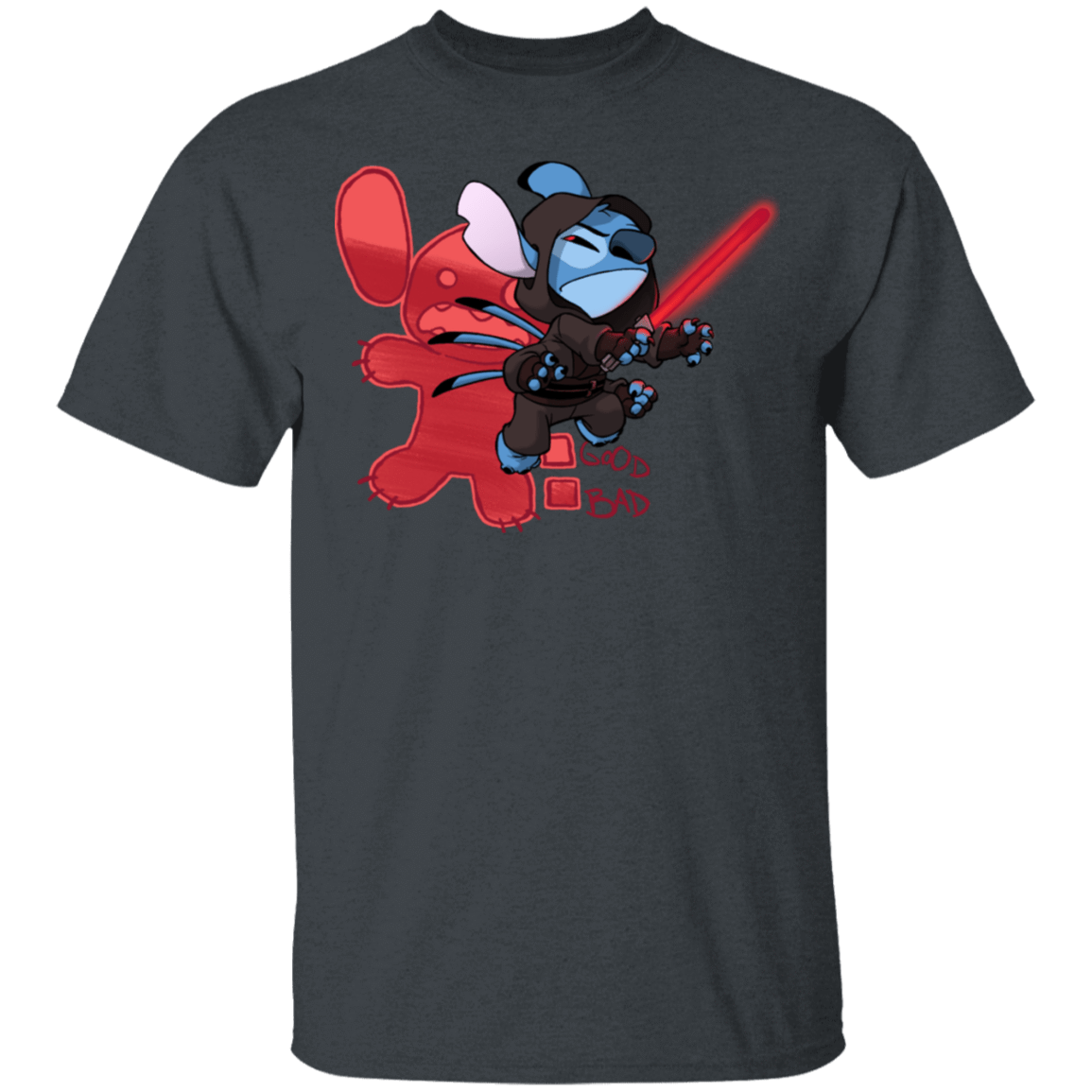 T-Shirts Dark Heather / S Stitch Sith T-Shirt