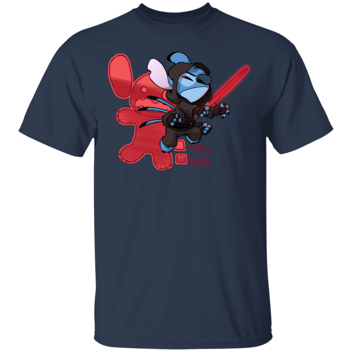 T-Shirts Navy / S Stitch Sith T-Shirt
