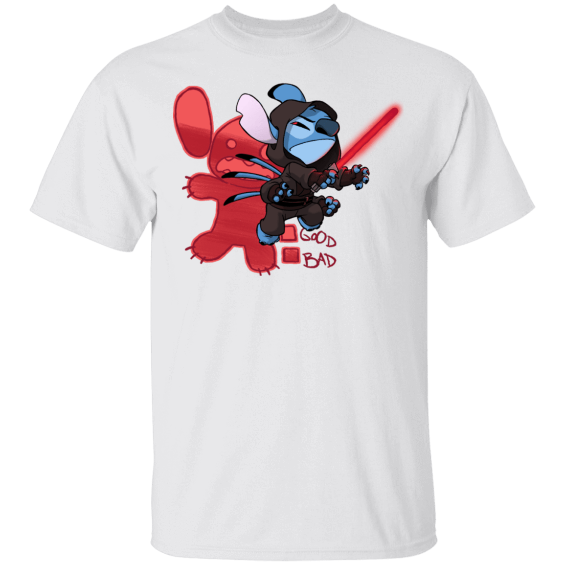 T-Shirts White / S Stitch Sith T-Shirt