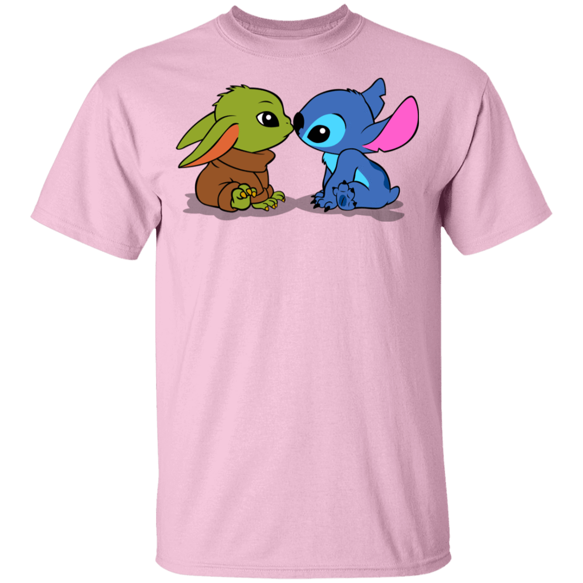 T-Shirts Light Pink / YXS Stitch Yoda Baby Youth T-Shirt