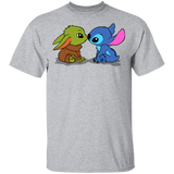 T-Shirts Sport Grey / YXS Stitch Yoda Baby Youth T-Shirt