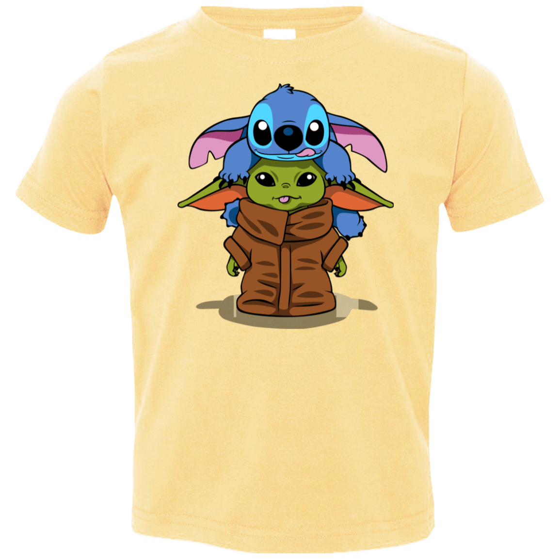 T-Shirts Butter / 2T Stitch Yoda Toddler Premium T-Shirt