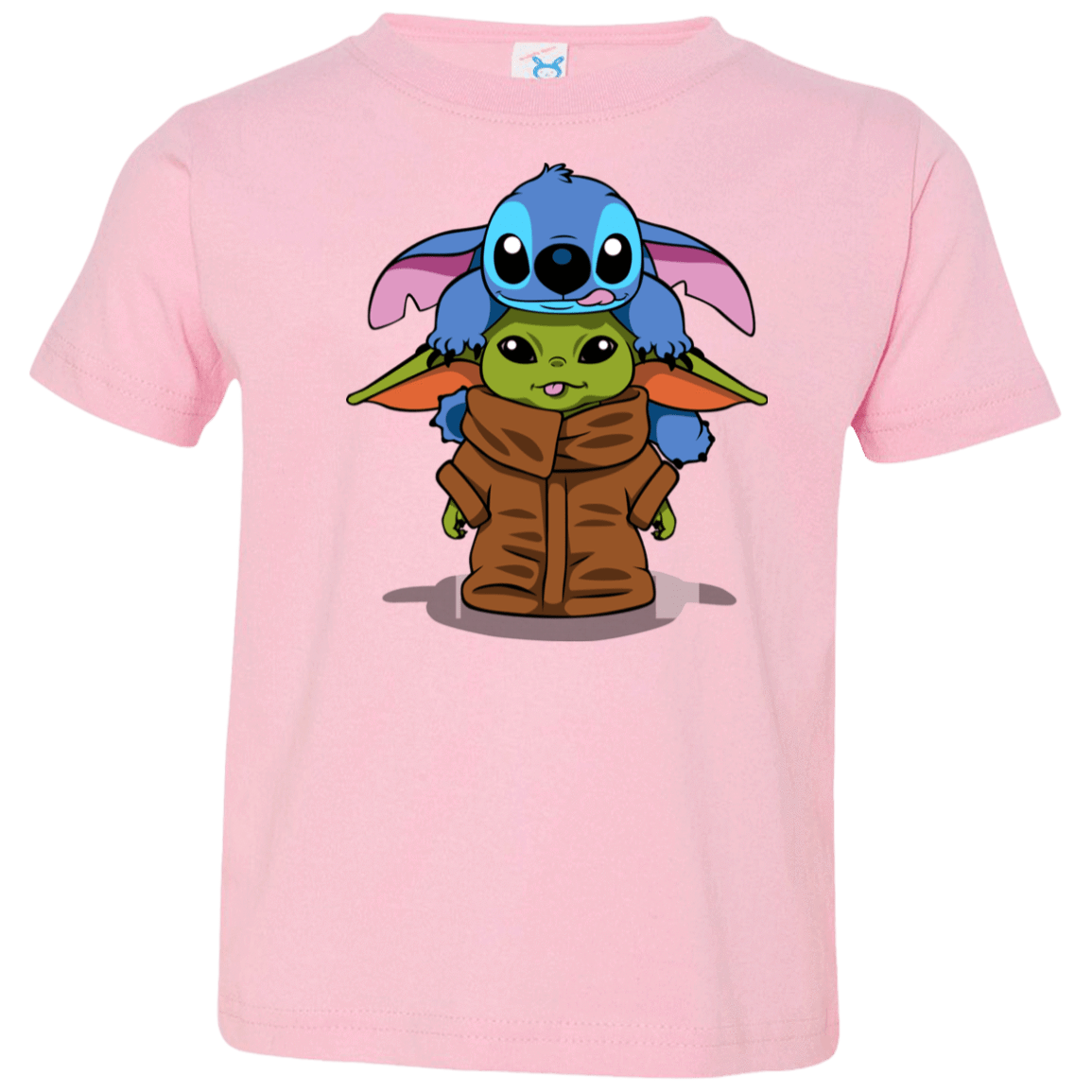 T-Shirts Pink / 2T Stitch Yoda Toddler Premium T-Shirt