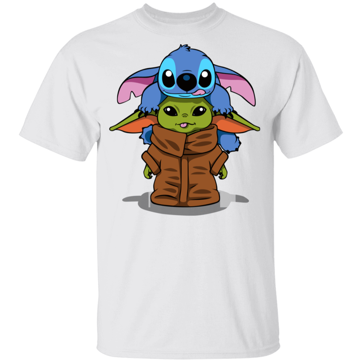 T-Shirts White / YXS Stitch Yoda Youth T-Shirt