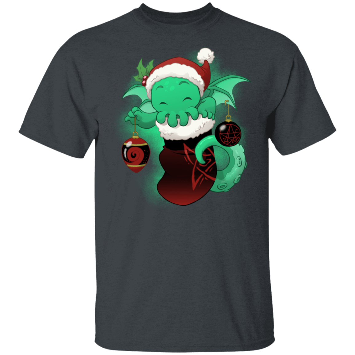 T-Shirts Dark Heather / S Stocking Stuffer Cthu T-Shirt