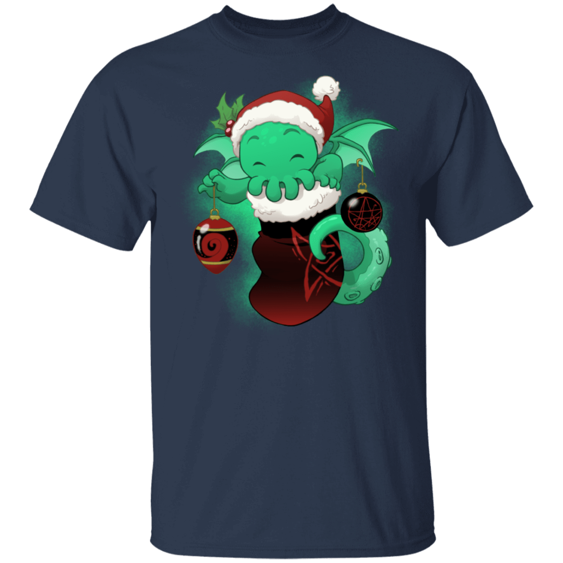T-Shirts Navy / S Stocking Stuffer Cthu T-Shirt