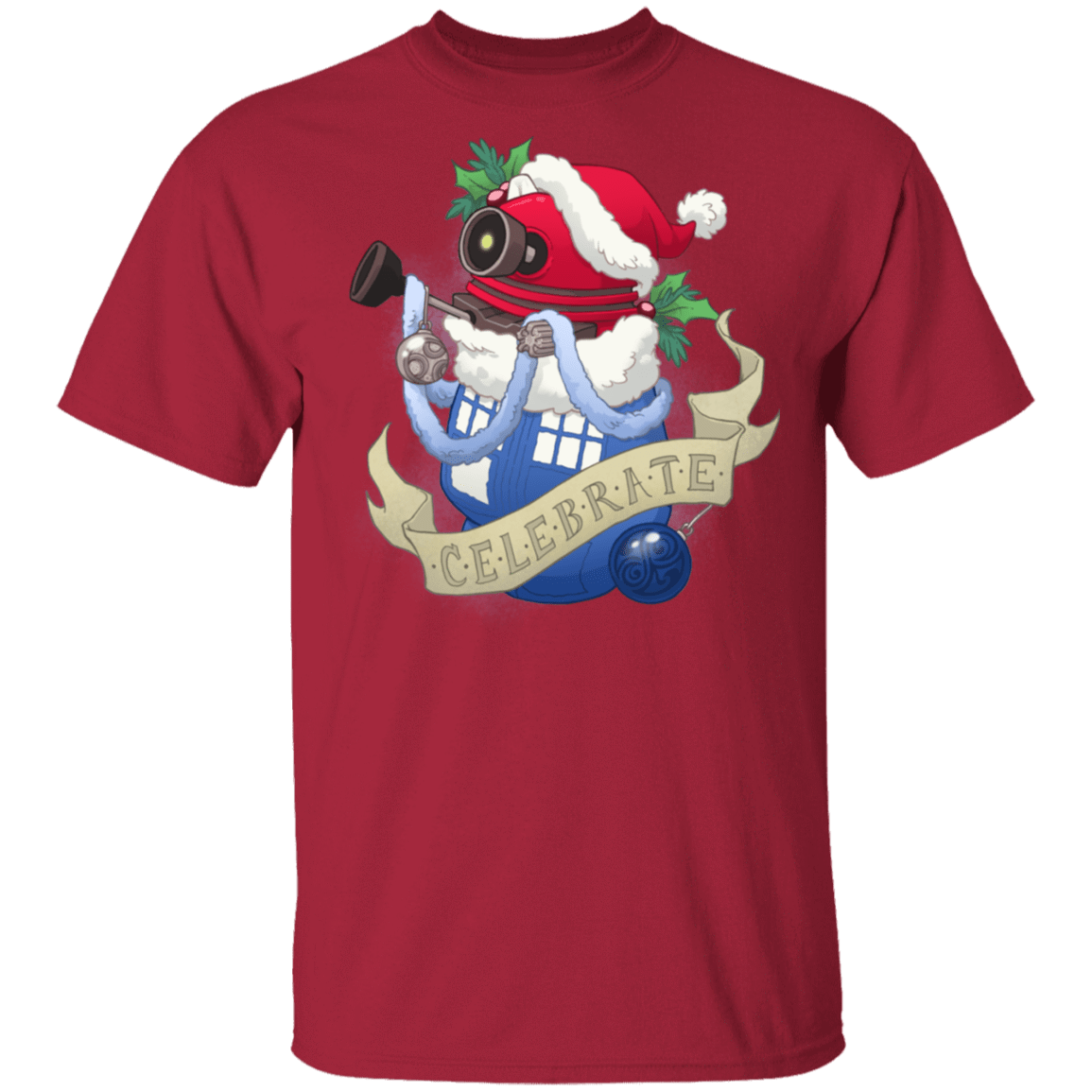 T-Shirts Cardinal / S Stocking Stuffer Dalek T-Shirt