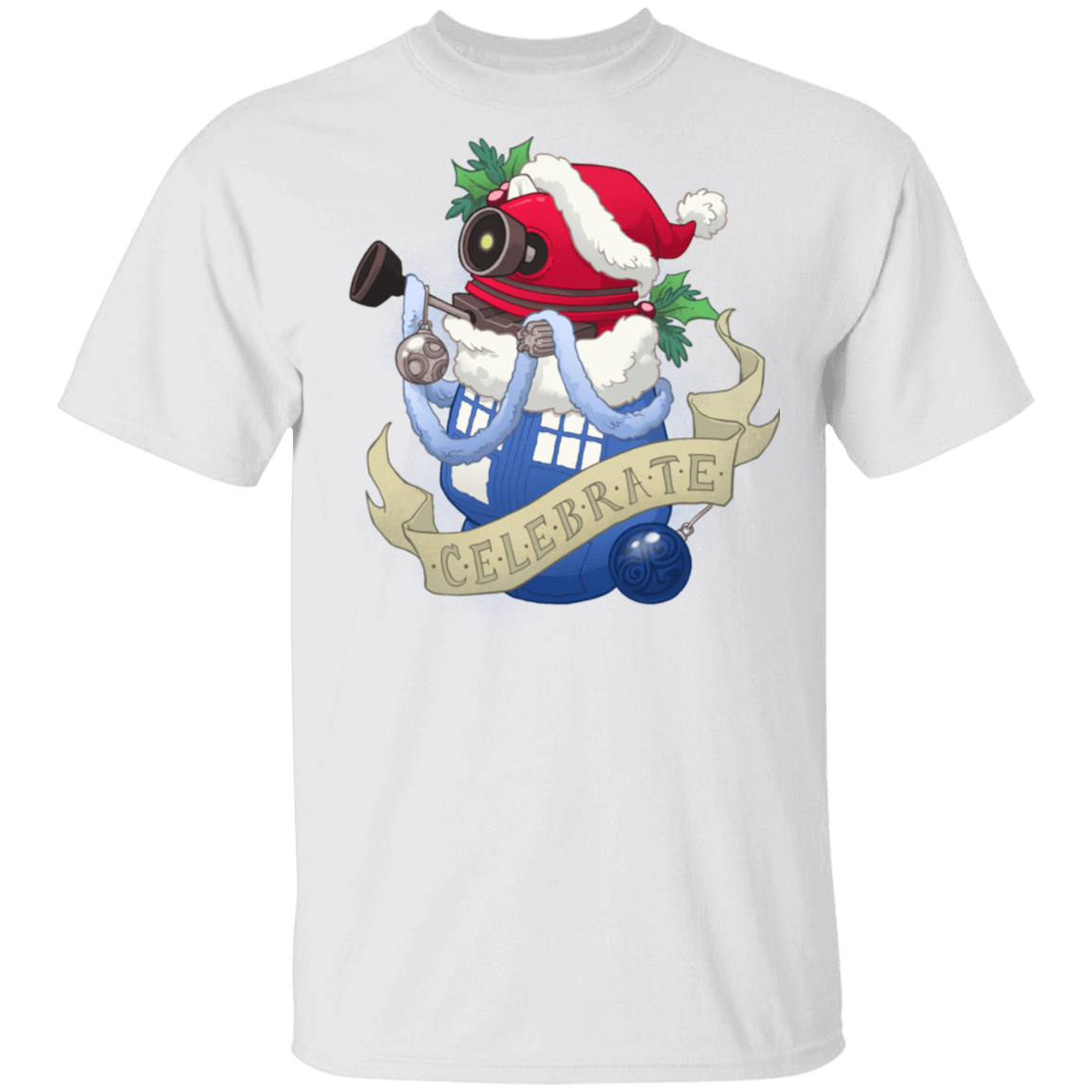 T-Shirts White / S Stocking Stuffer Dalek T-Shirt