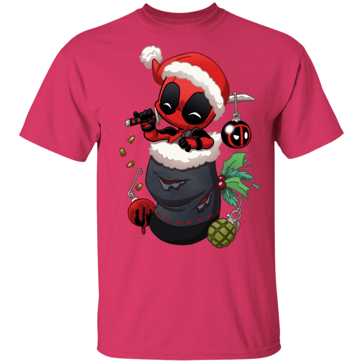 T-Shirts Heliconia / S Stocking Stuffer Deadpool T-Shirt