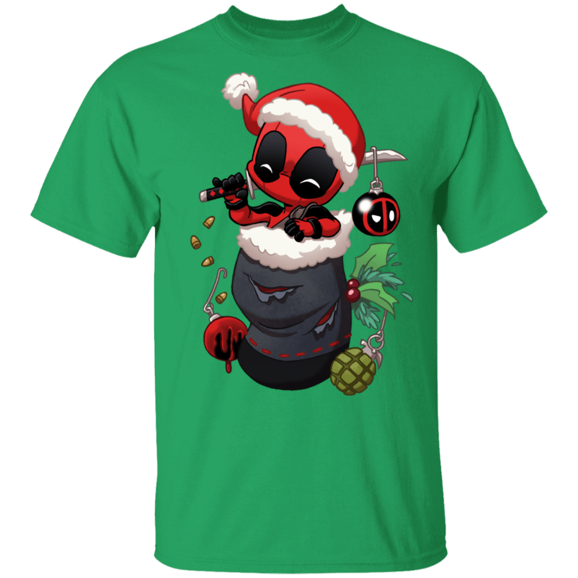 T-Shirts Irish Green / S Stocking Stuffer Deadpool T-Shirt