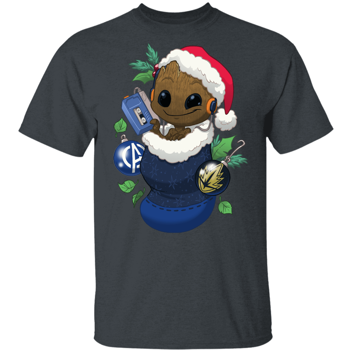 T-Shirts Dark Heather / YXS Stocking Stuffer Groot Youth T-Shirt
