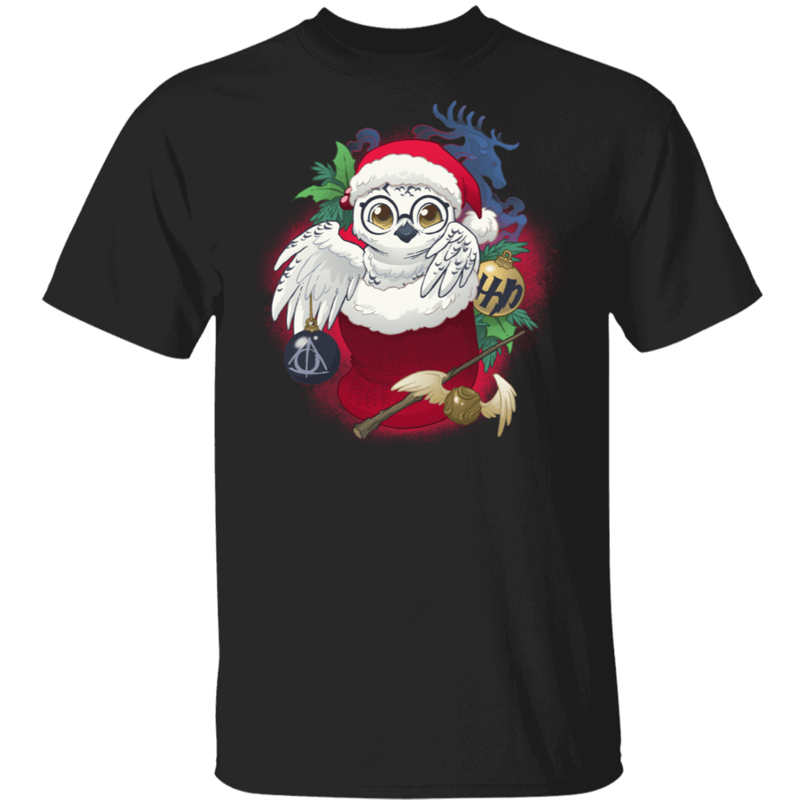 T-Shirts Black / S Stocking Stuffer HP Owl T-Shirt