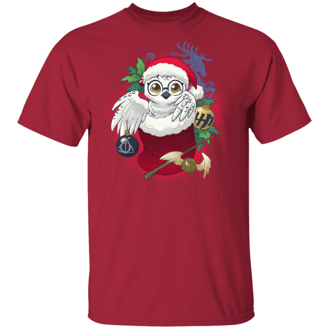 T-Shirts Cardinal / S Stocking Stuffer HP Owl T-Shirt