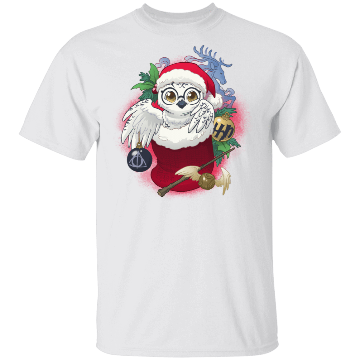 T-Shirts White / S Stocking Stuffer HP Owl T-Shirt