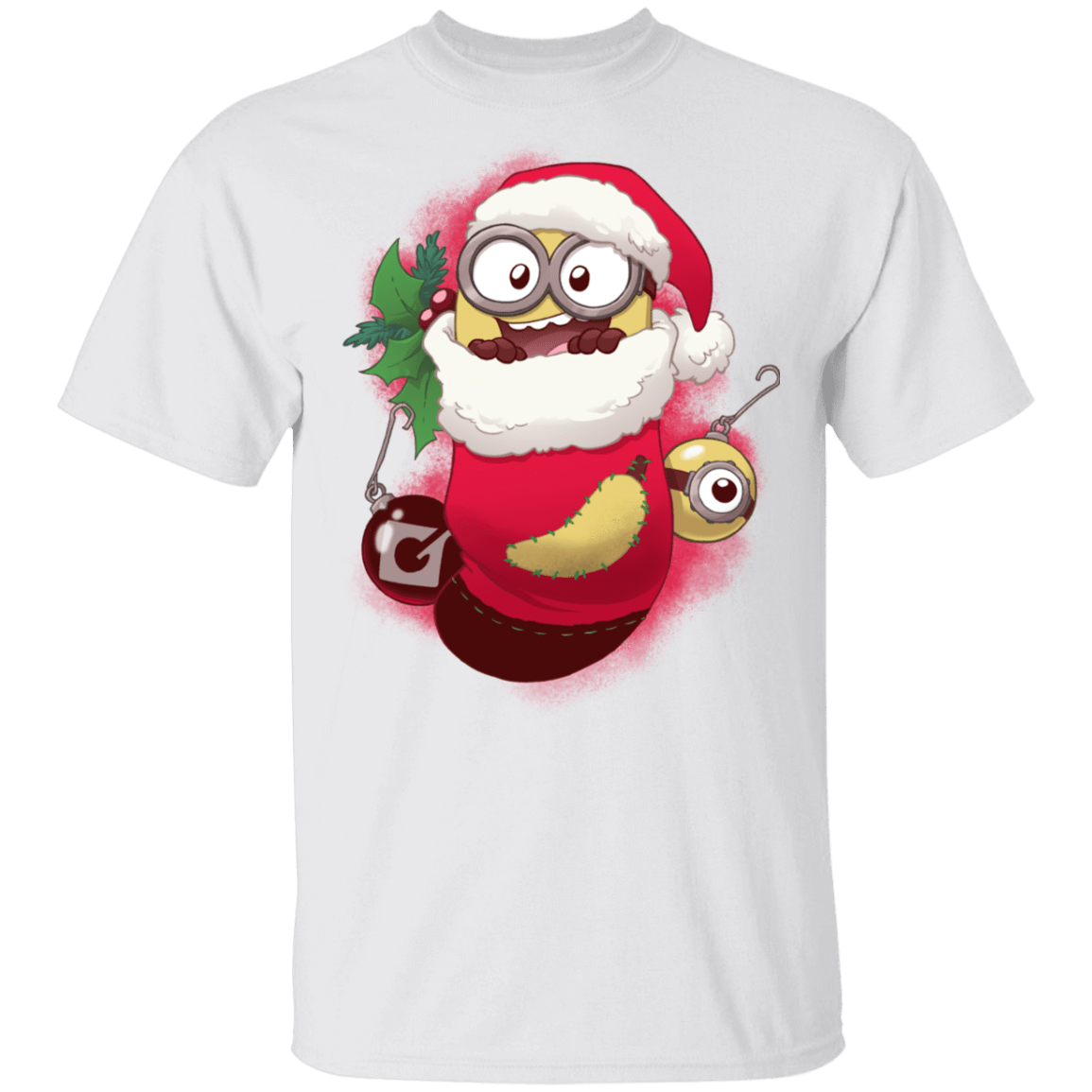 T-Shirts White / S Stocking Stuffer Minion T-Shirt