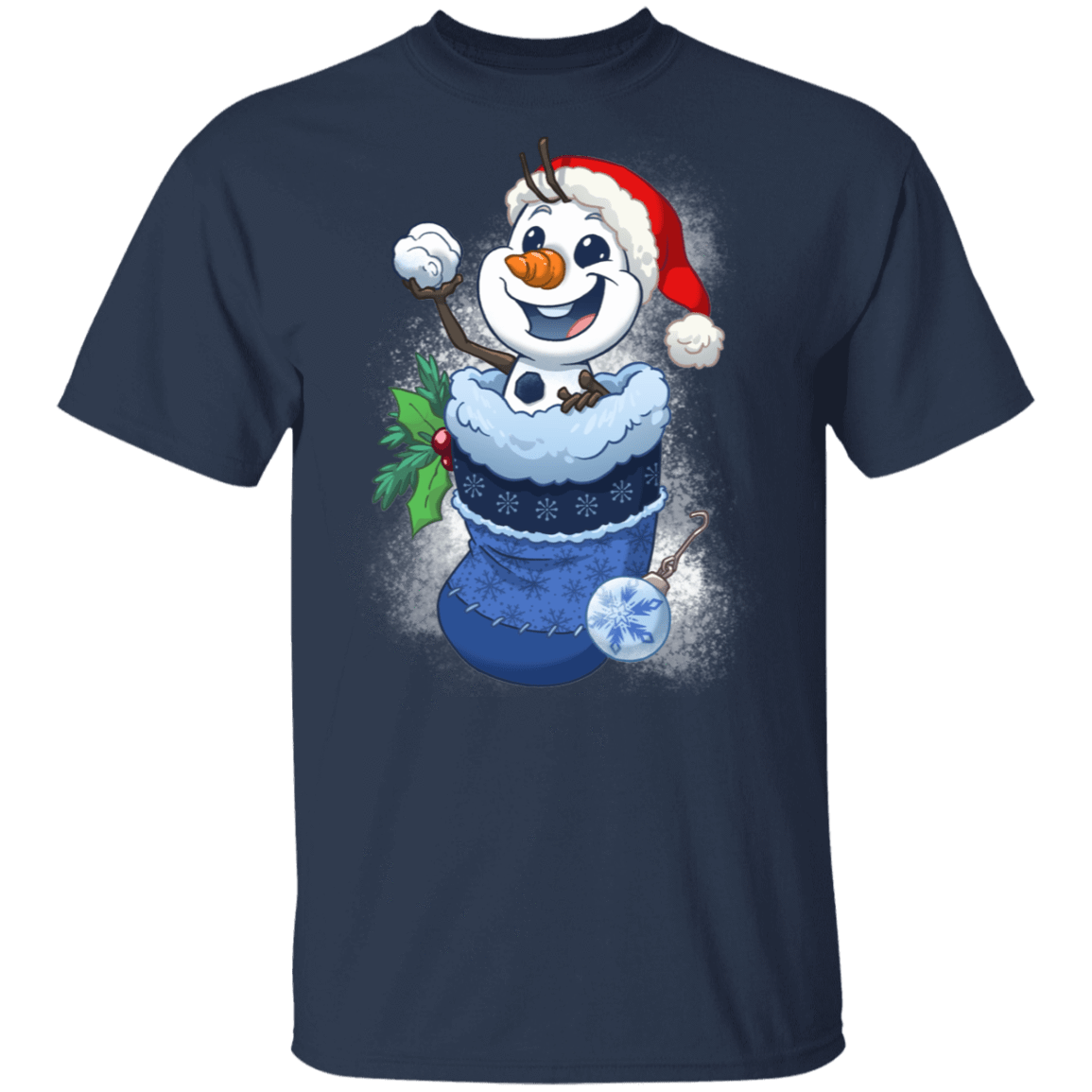 T-Shirts Navy / S Stocking Stuffer Olaf T-Shirt