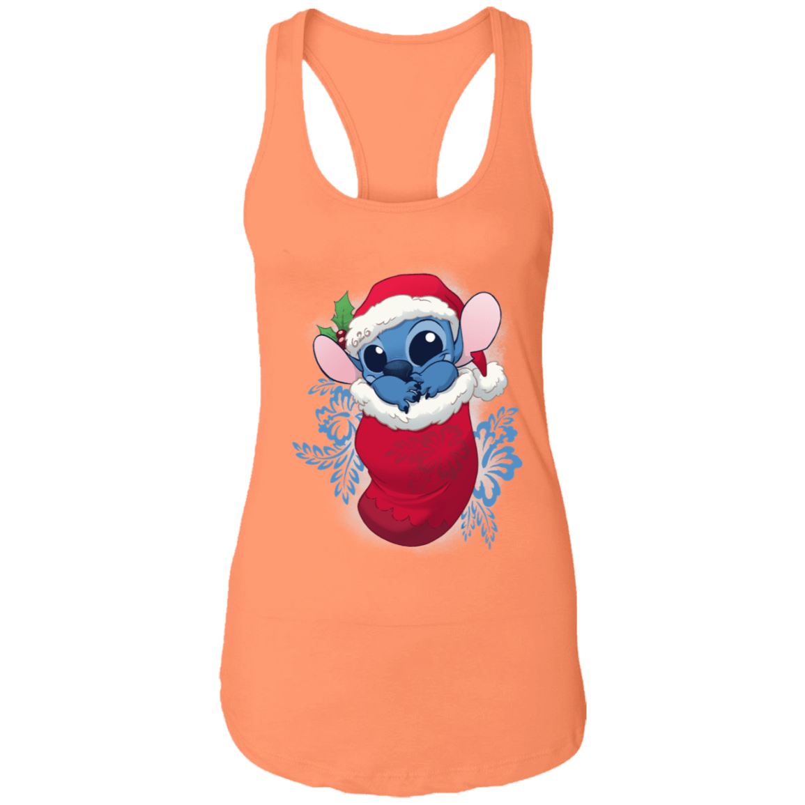 T-Shirts Light Orange / X-Small Stocking Stuffer Stitch Women's Premium Racerback Tank