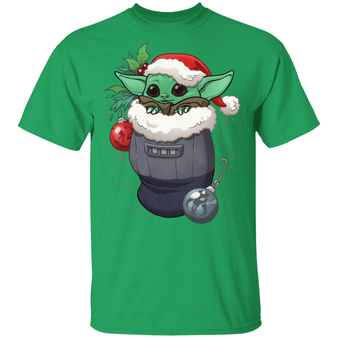 T-Shirts Irish Green / S Stocking Stuffer Yoda T-Shirt