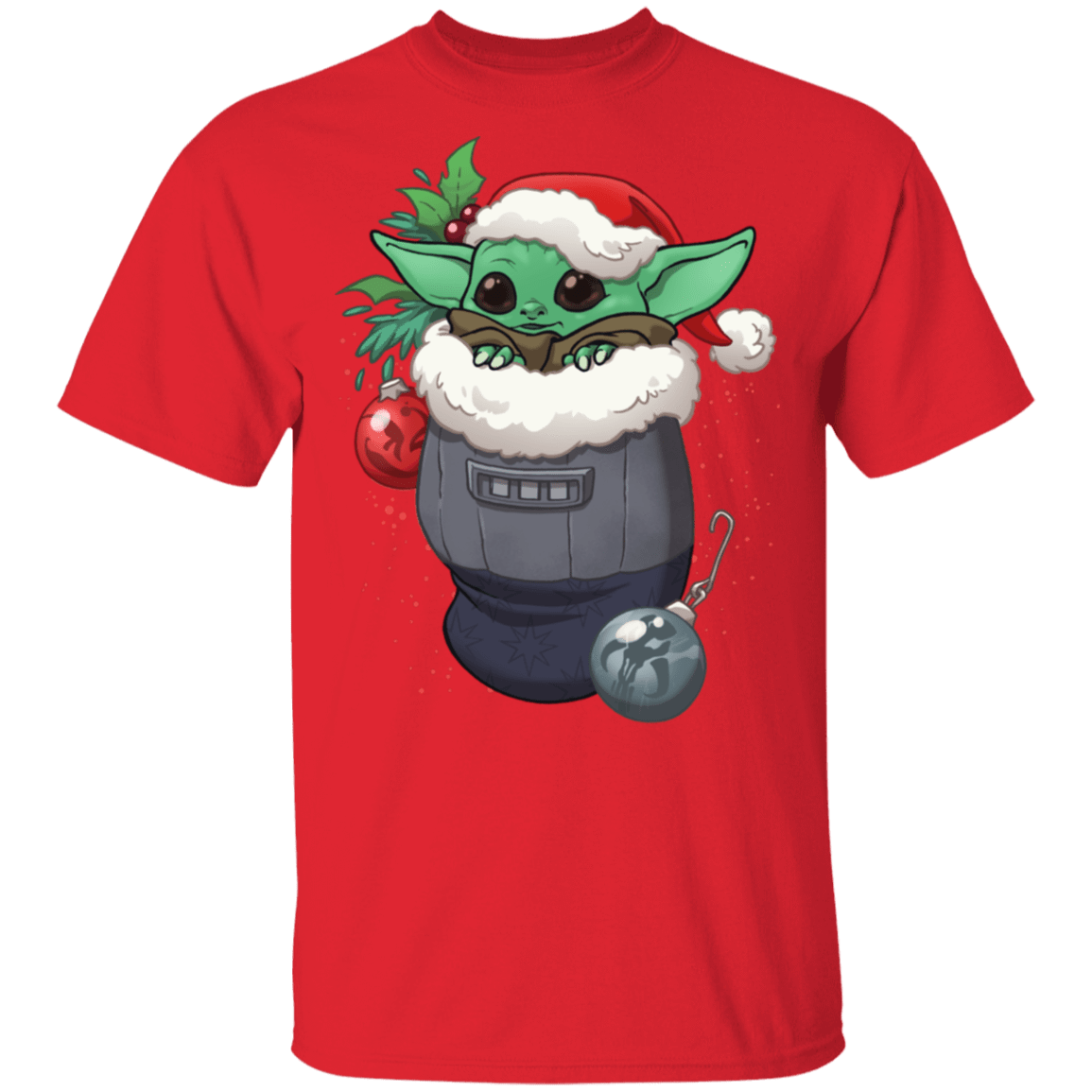 T-Shirts Red / S Stocking Stuffer Yoda T-Shirt