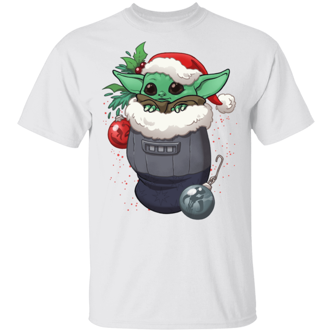 T-Shirts White / S Stocking Stuffer Yoda T-Shirt