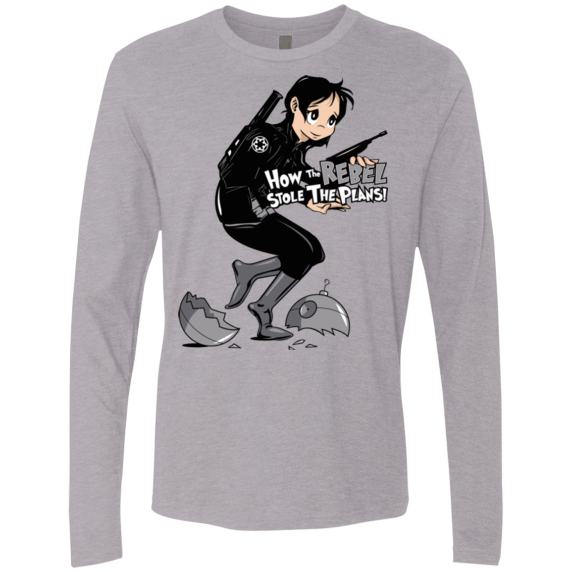 T-Shirts Heather Grey / Small Stolen Plans Men's Premium Long Sleeve