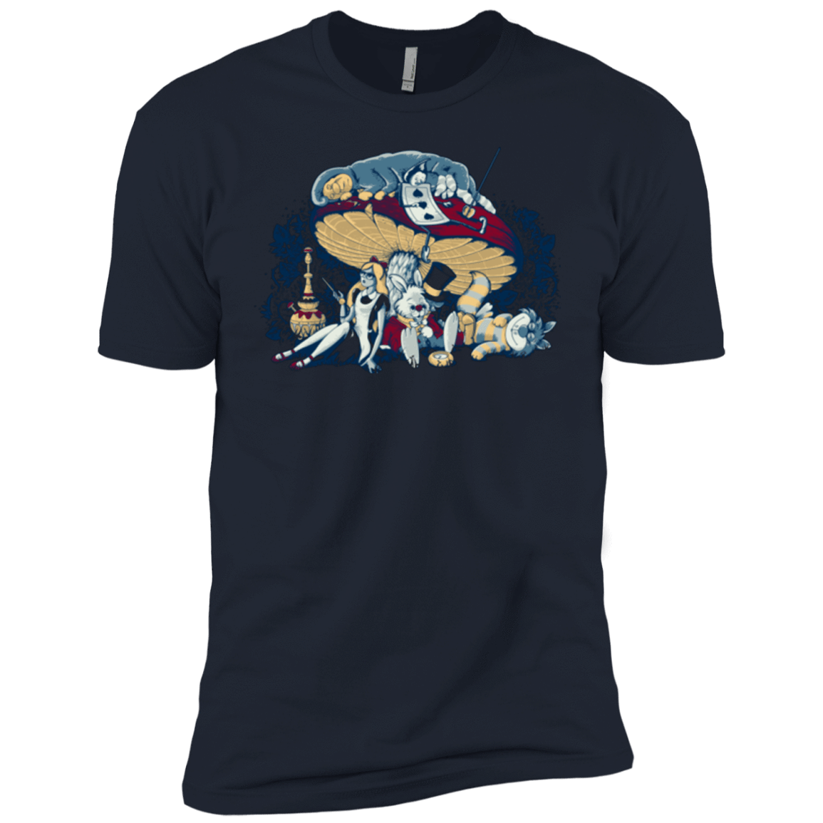 T-Shirts Midnight Navy / YXS STONED IN WONDERLAND Boys Premium T-Shirt