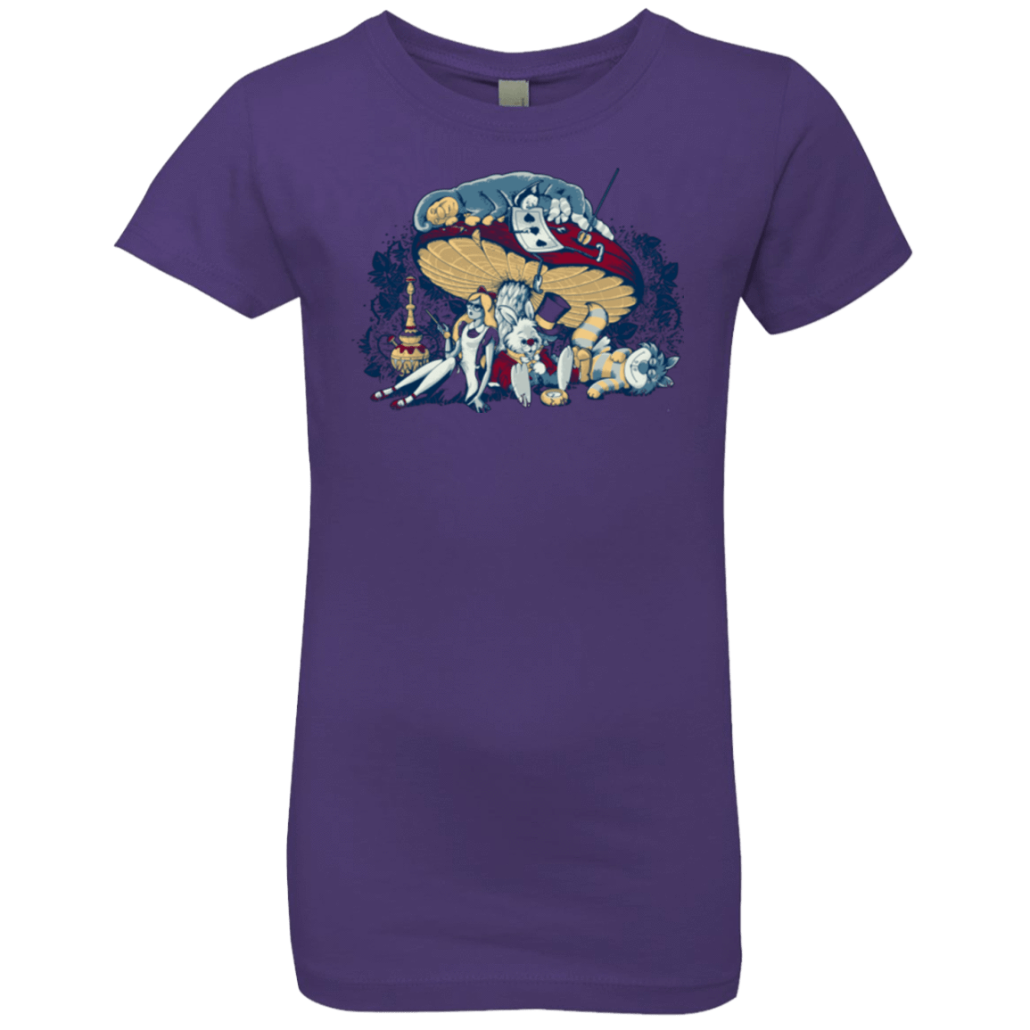 T-Shirts Purple Rush / YXS STONED IN WONDERLAND Girls Premium T-Shirt