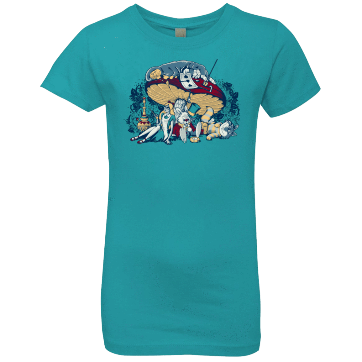 T-Shirts Tahiti Blue / YXS STONED IN WONDERLAND Girls Premium T-Shirt