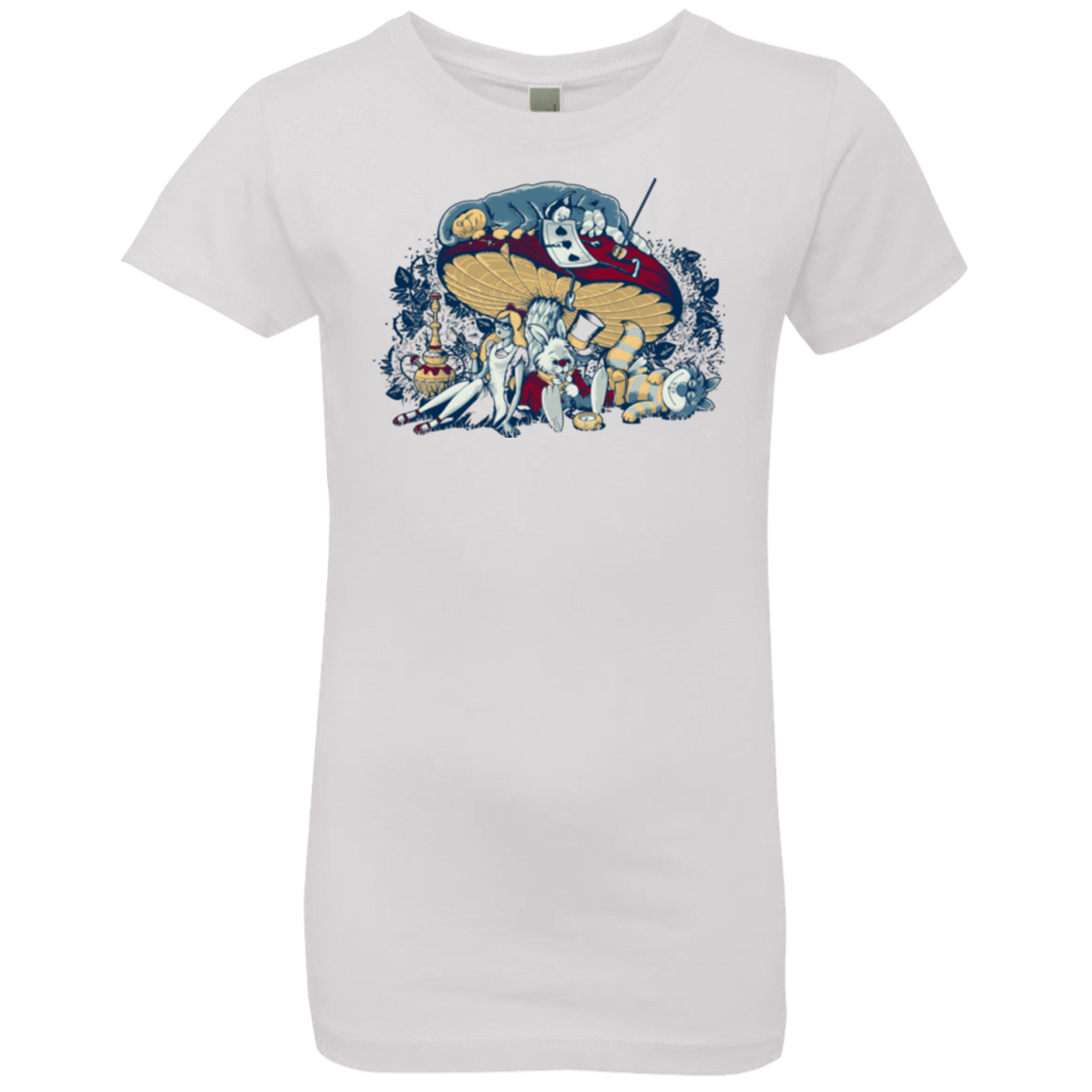 T-Shirts White / YXS STONED IN WONDERLAND Girls Premium T-Shirt