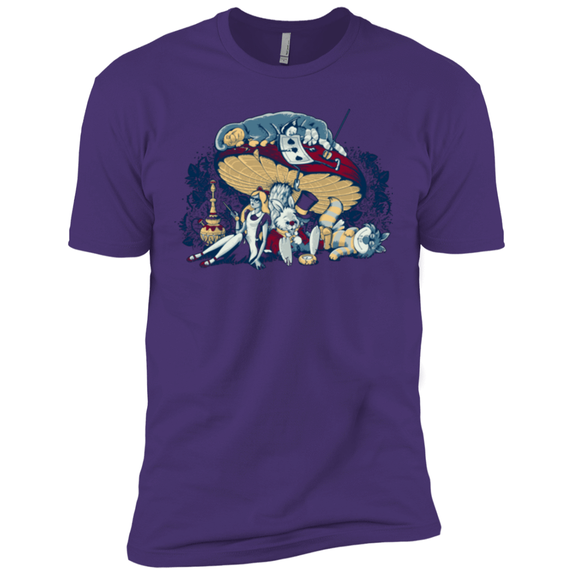 T-Shirts Purple / X-Small STONED IN WONDERLAND Men's Premium T-Shirt