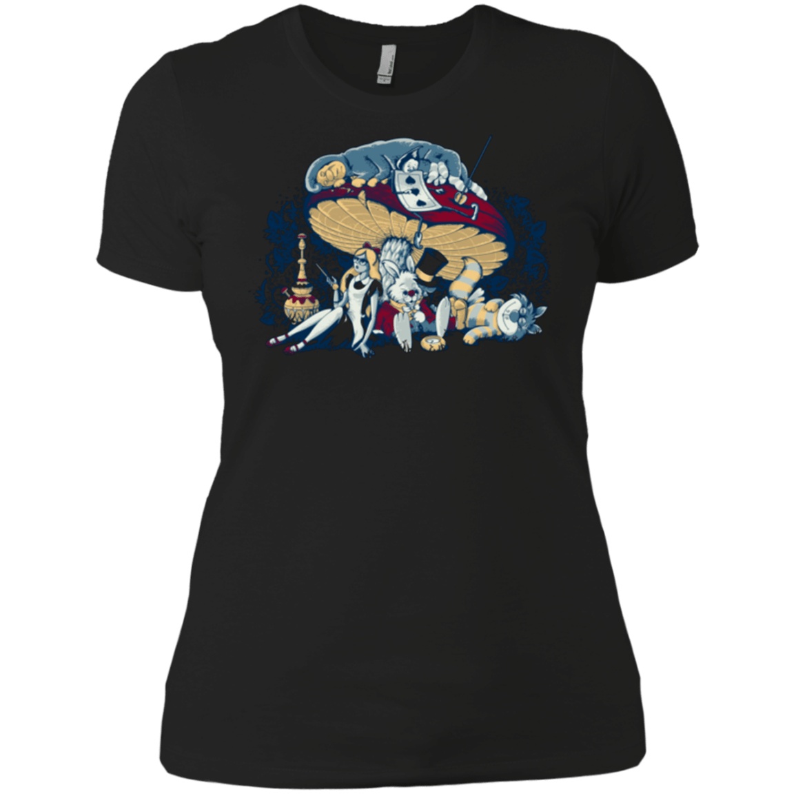 T-Shirts Black / X-Small STONED IN WONDERLAND Women's Premium T-Shirt