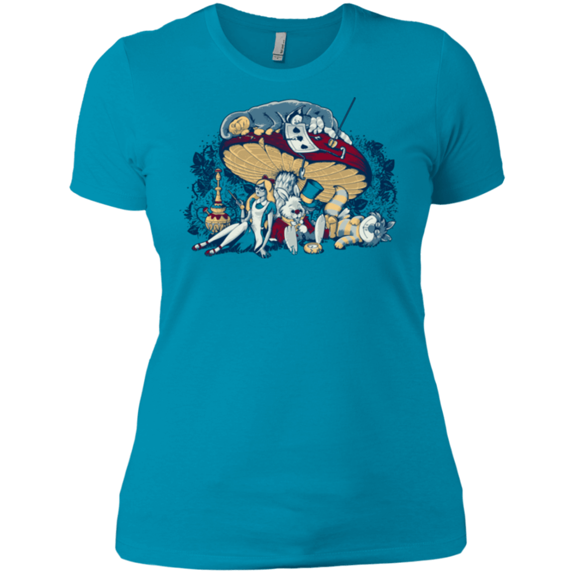 T-Shirts Turquoise / X-Small STONED IN WONDERLAND Women's Premium T-Shirt