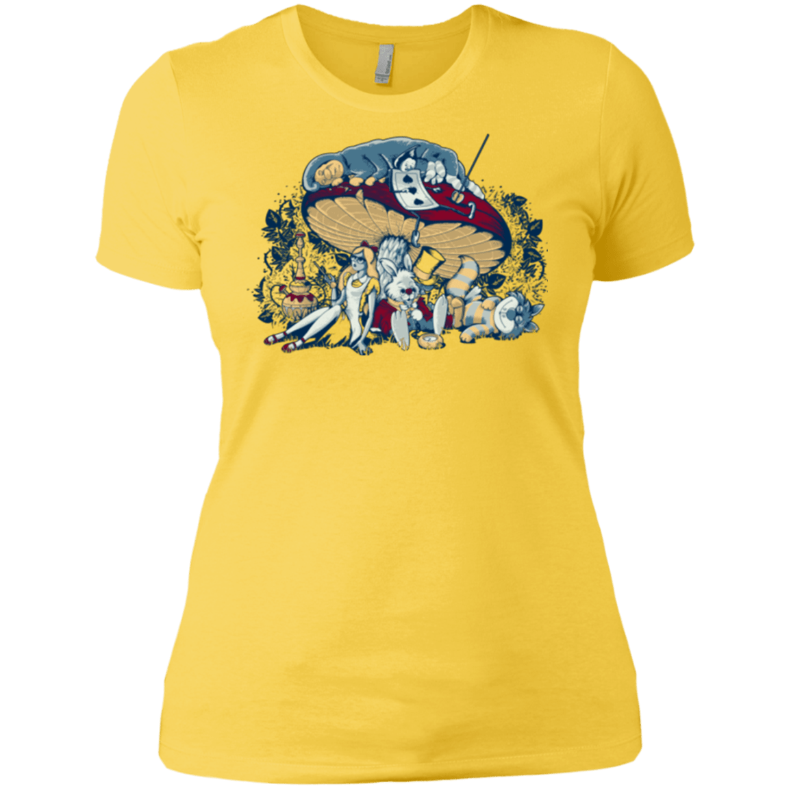 T-Shirts Vibrant Yellow / X-Small STONED IN WONDERLAND Women's Premium T-Shirt