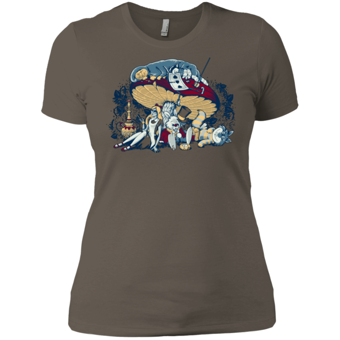 T-Shirts Warm Grey / X-Small STONED IN WONDERLAND Women's Premium T-Shirt