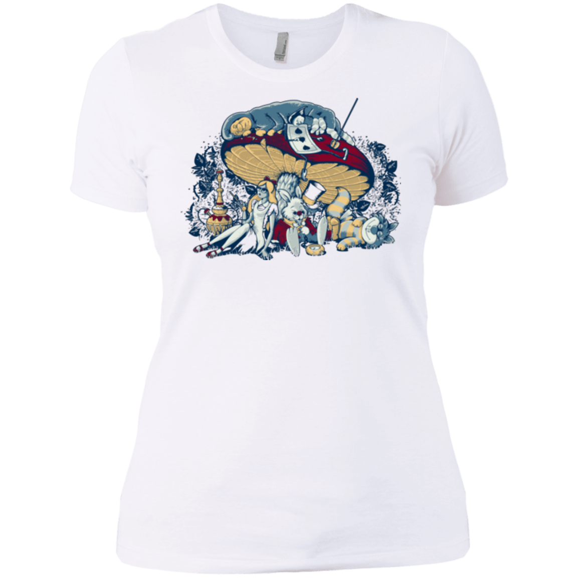 T-Shirts White / X-Small STONED IN WONDERLAND Women's Premium T-Shirt