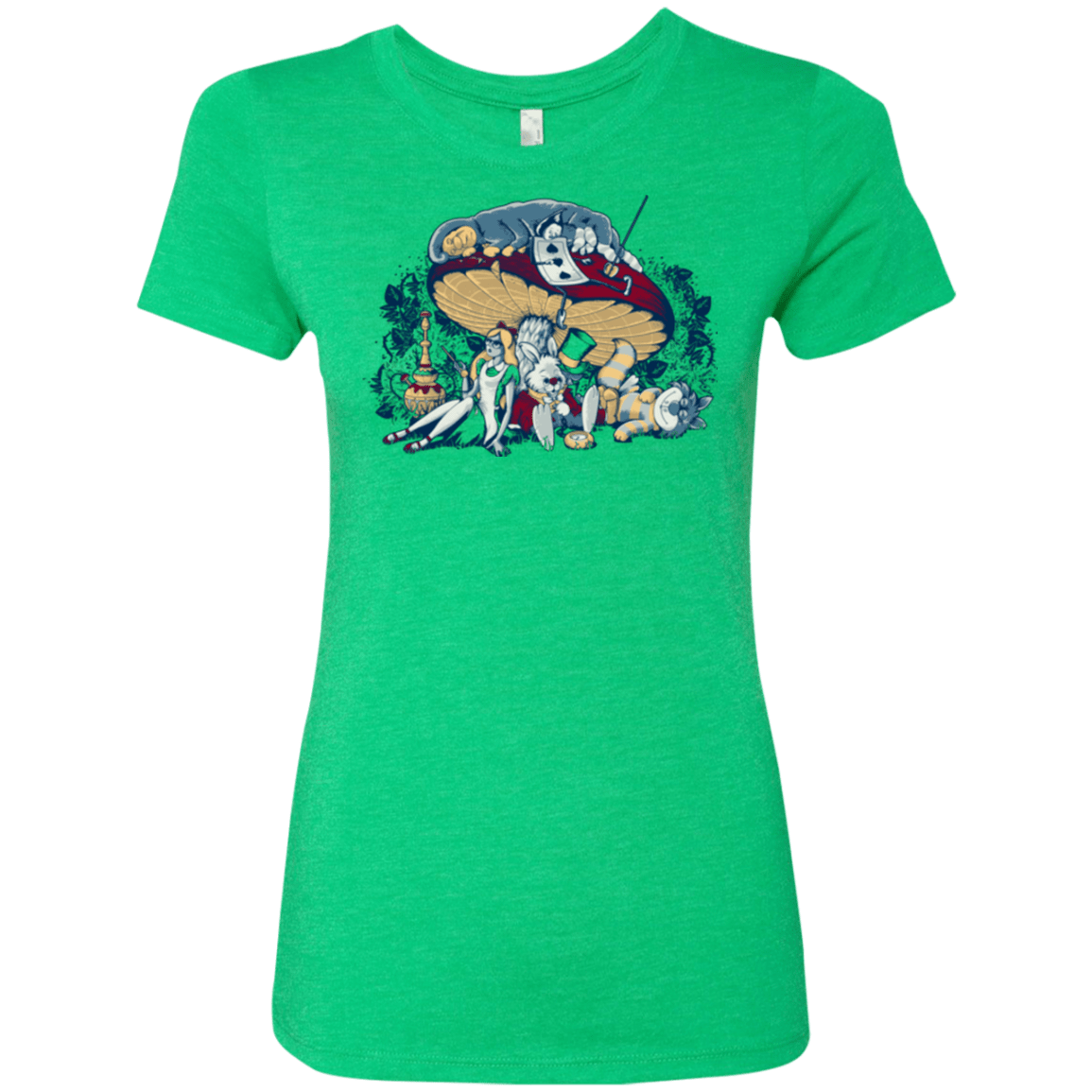 T-Shirts Envy / Small STONED IN WONDERLAND Women's Triblend T-Shirt