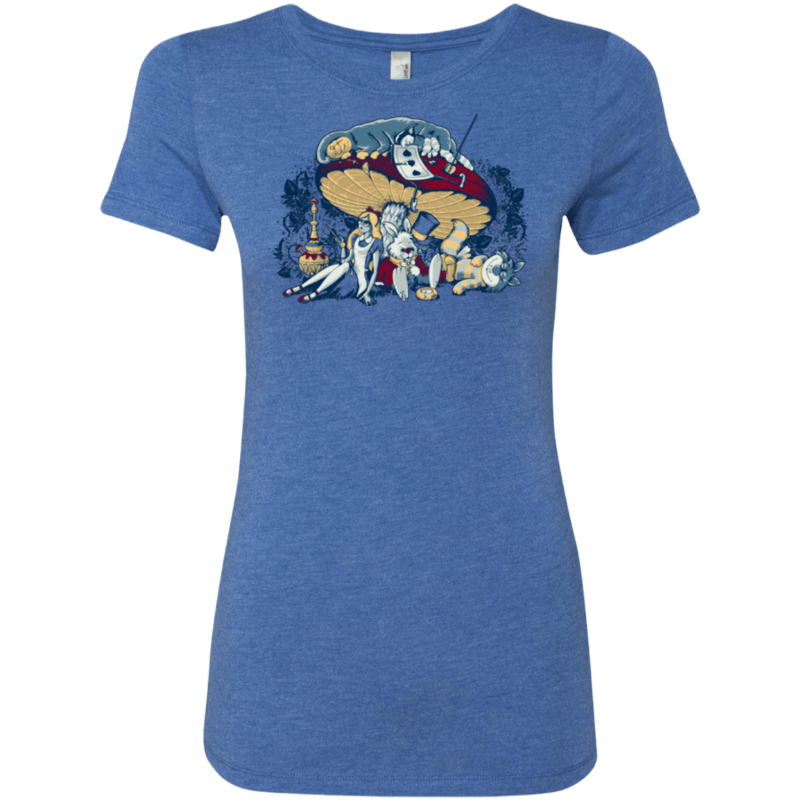 T-Shirts Vintage Royal / Small STONED IN WONDERLAND Women's Triblend T-Shirt