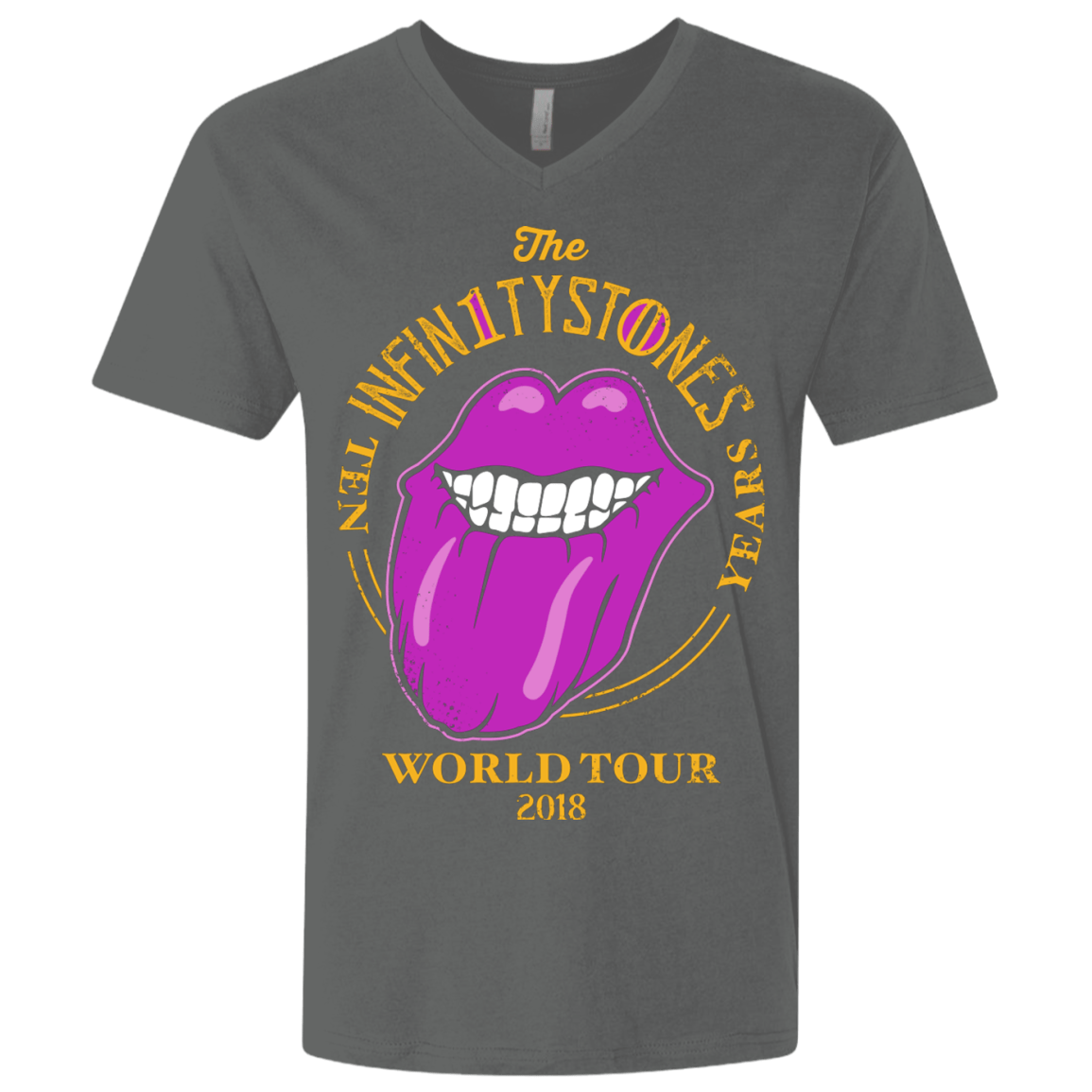 T-Shirts Heavy Metal / X-Small Stones World Tour Men's Premium V-Neck