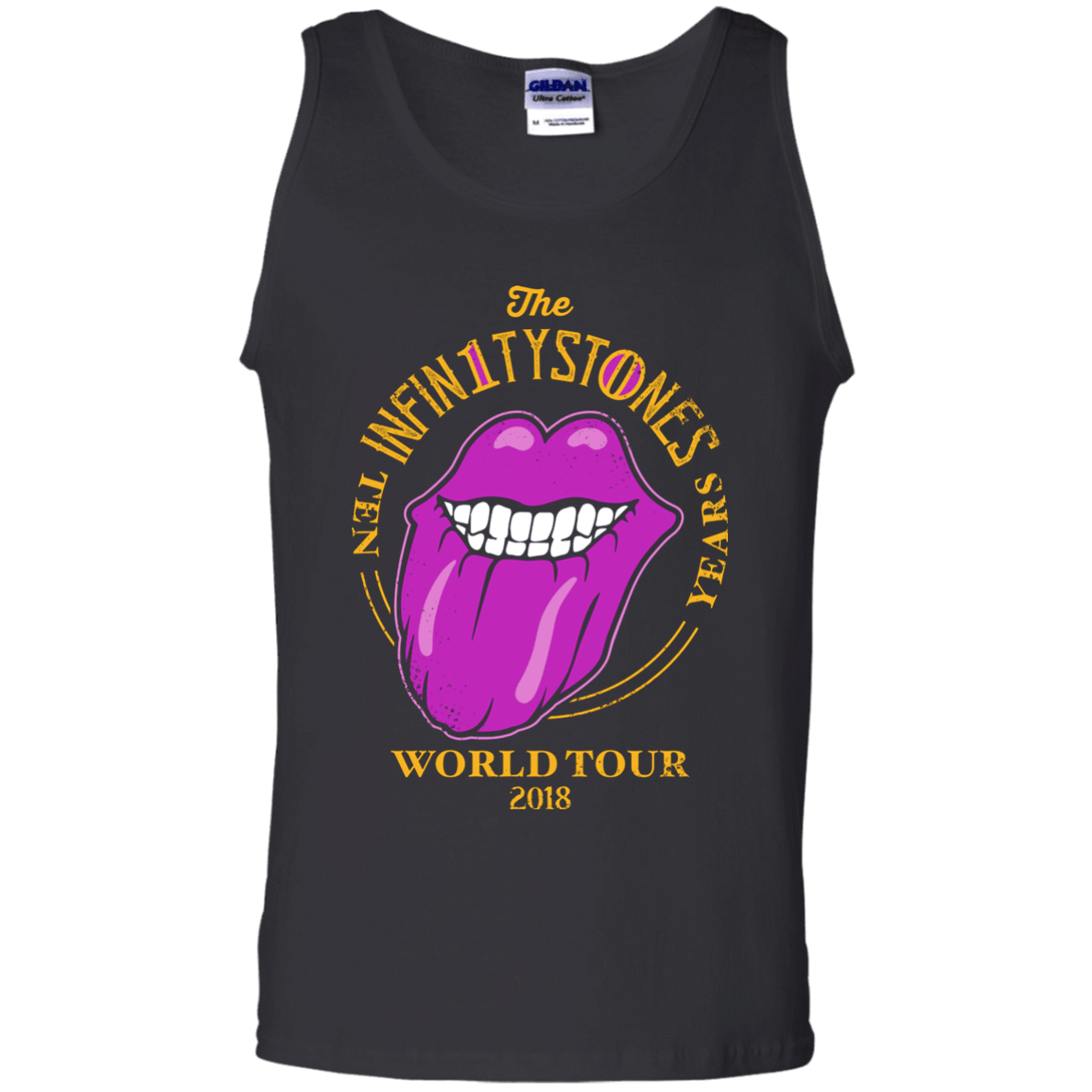 T-Shirts Black / S Stones World Tour Men's Tank Top