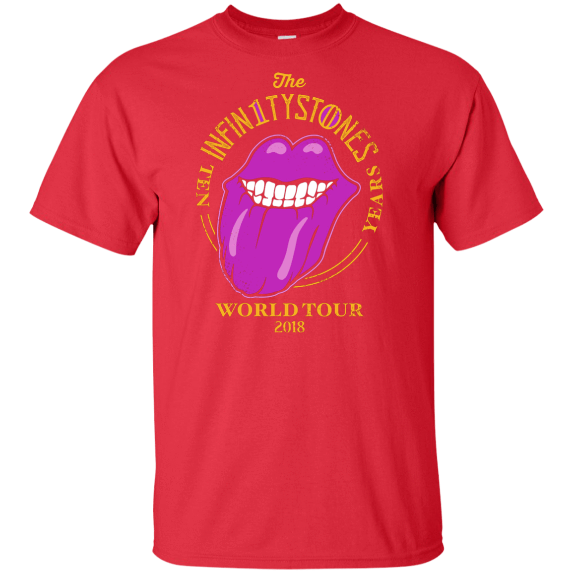 T-Shirts Red / XLT Stones World Tour Tall T-Shirt