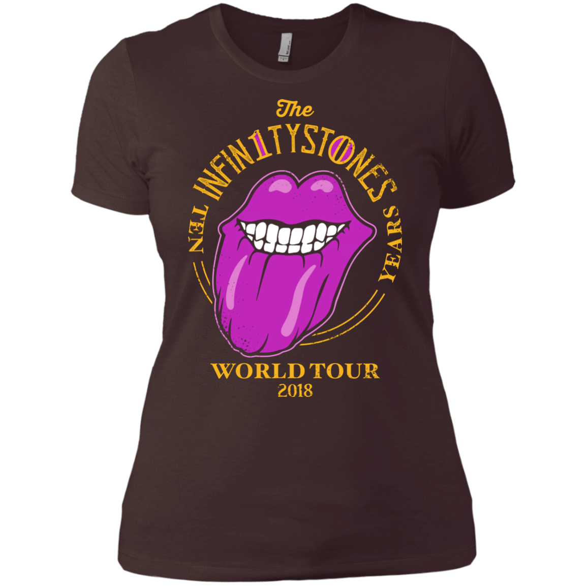 T-Shirts Dark Chocolate / X-Small Stones World Tour Women's Premium T-Shirt