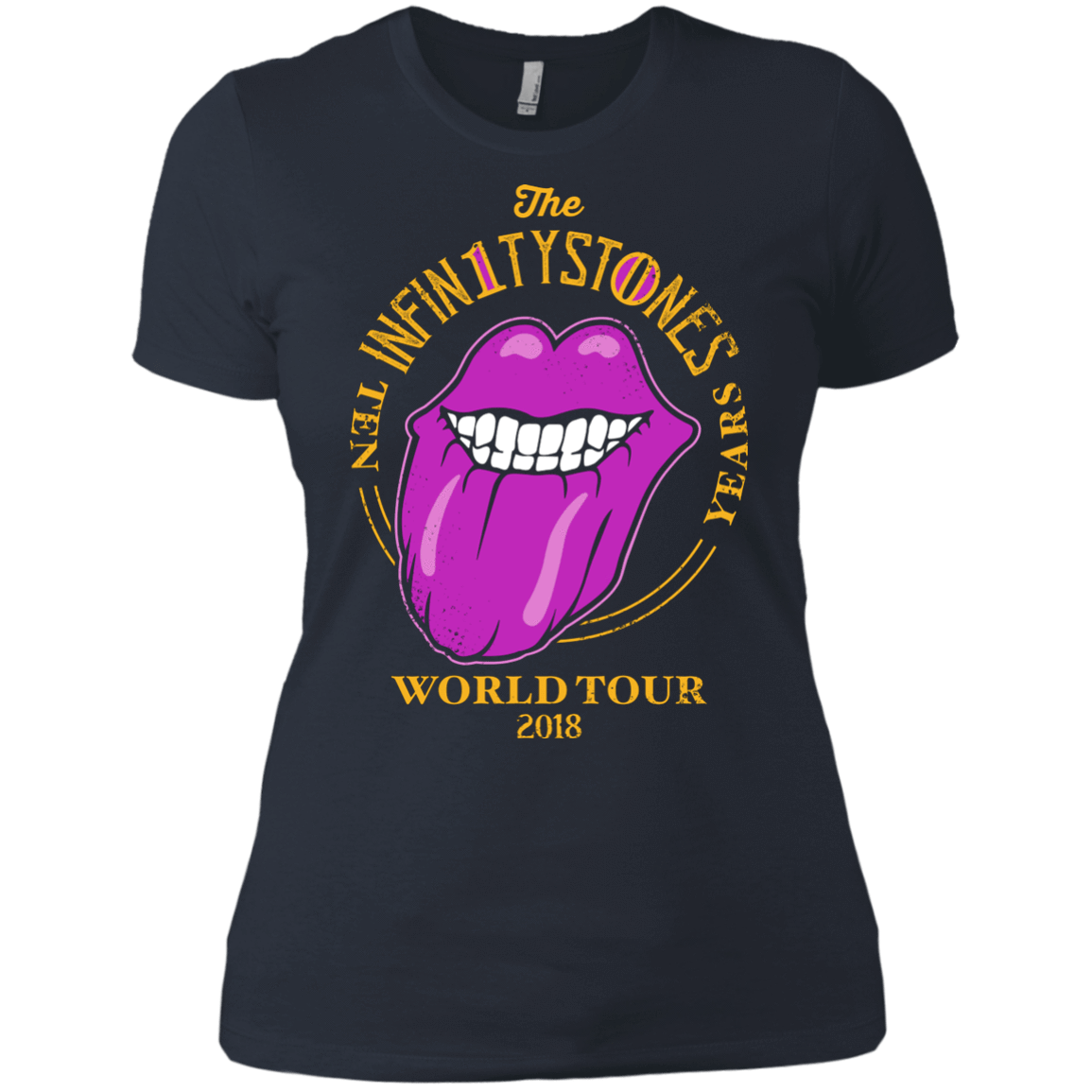 T-Shirts Indigo / X-Small Stones World Tour Women's Premium T-Shirt