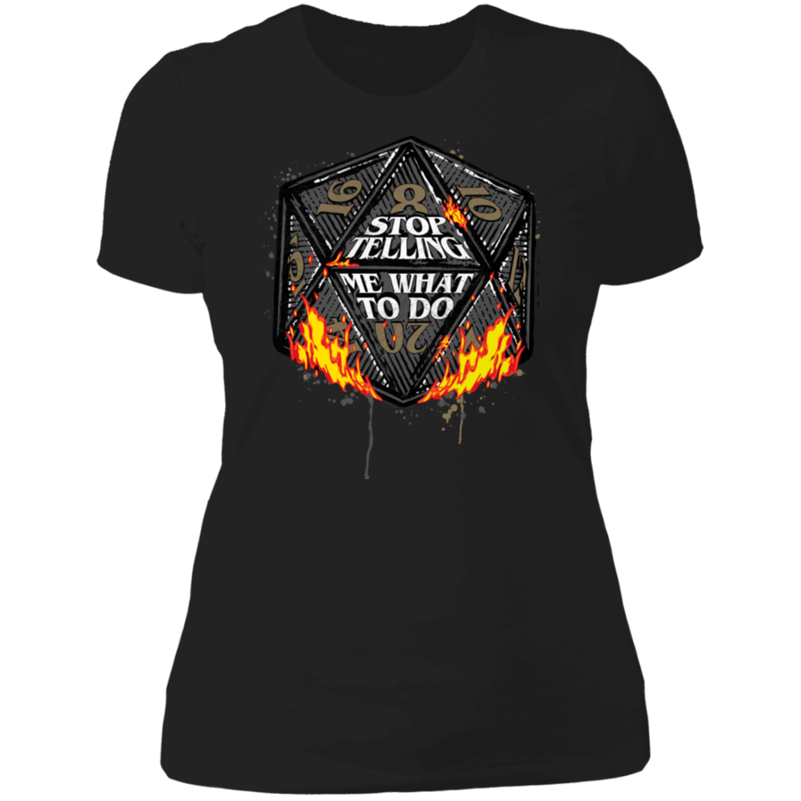 T-Shirts Black / X-Small Stop Telling Me What To Do Women's Premium T-Shirt